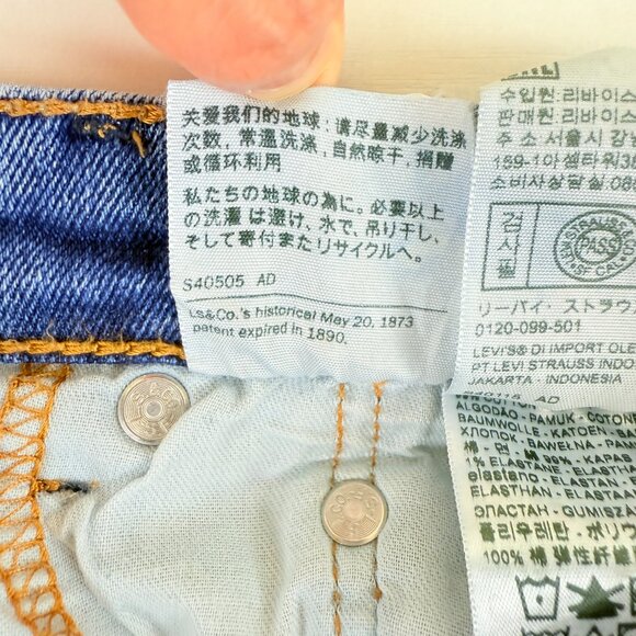 Men's Levi’s Classic Straight Leg Jeans Medium Wash W29 L33 - Picture 6 of 11